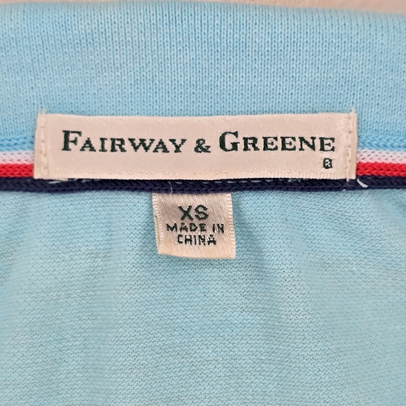 Fairway & Greene Women's Polo Embroidered Logo Blue Size XS - Picture 5 of 8